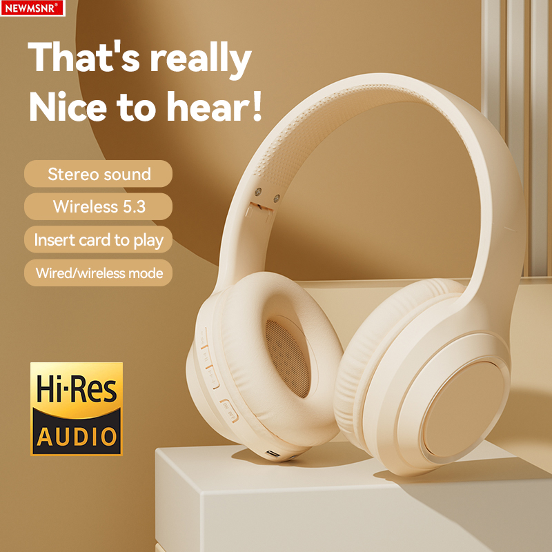 Anc Wireless Over Ear Headphones - Stereofoniczne słuchawki z dźwiękiem przestrzennym, bezprzewodowe
