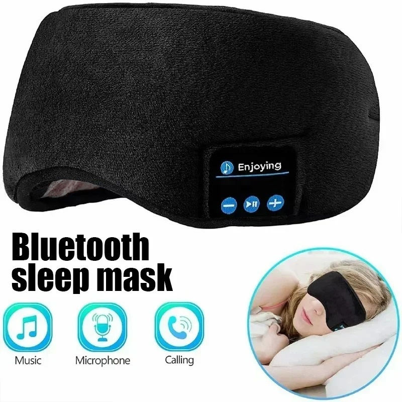 Sleep Mask Headphones Bluetooth - Maska na oczy 3D z słuchawkami