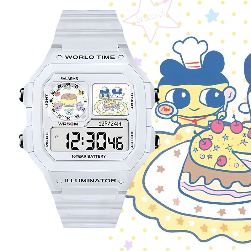Smartwatches - Inteligentny zegarek elektroniczny Tamagotchi Big Mouth