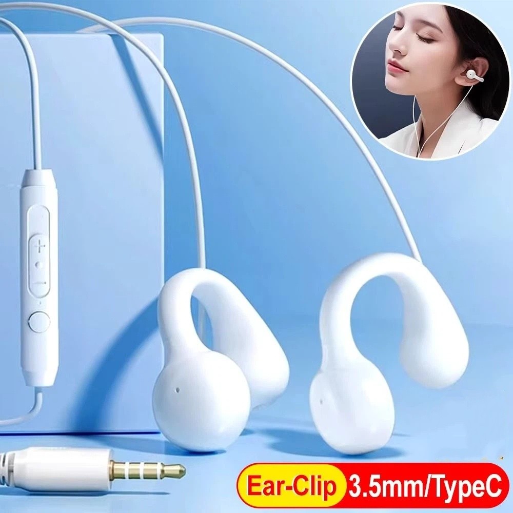 Open Ear Air Conduction Headphones - Słuchawki przewodowe z przewodnictwem powietrznym, słuchawki