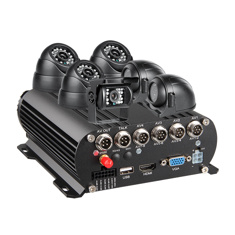 Cameras - 8-kanałowy zestaw mobilnego rejestratora DVR z