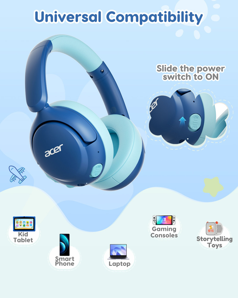 Słuchawki Bluetooth 5.4 dla dz – Anc Wireless Over Ear Headphones recenzja i cena