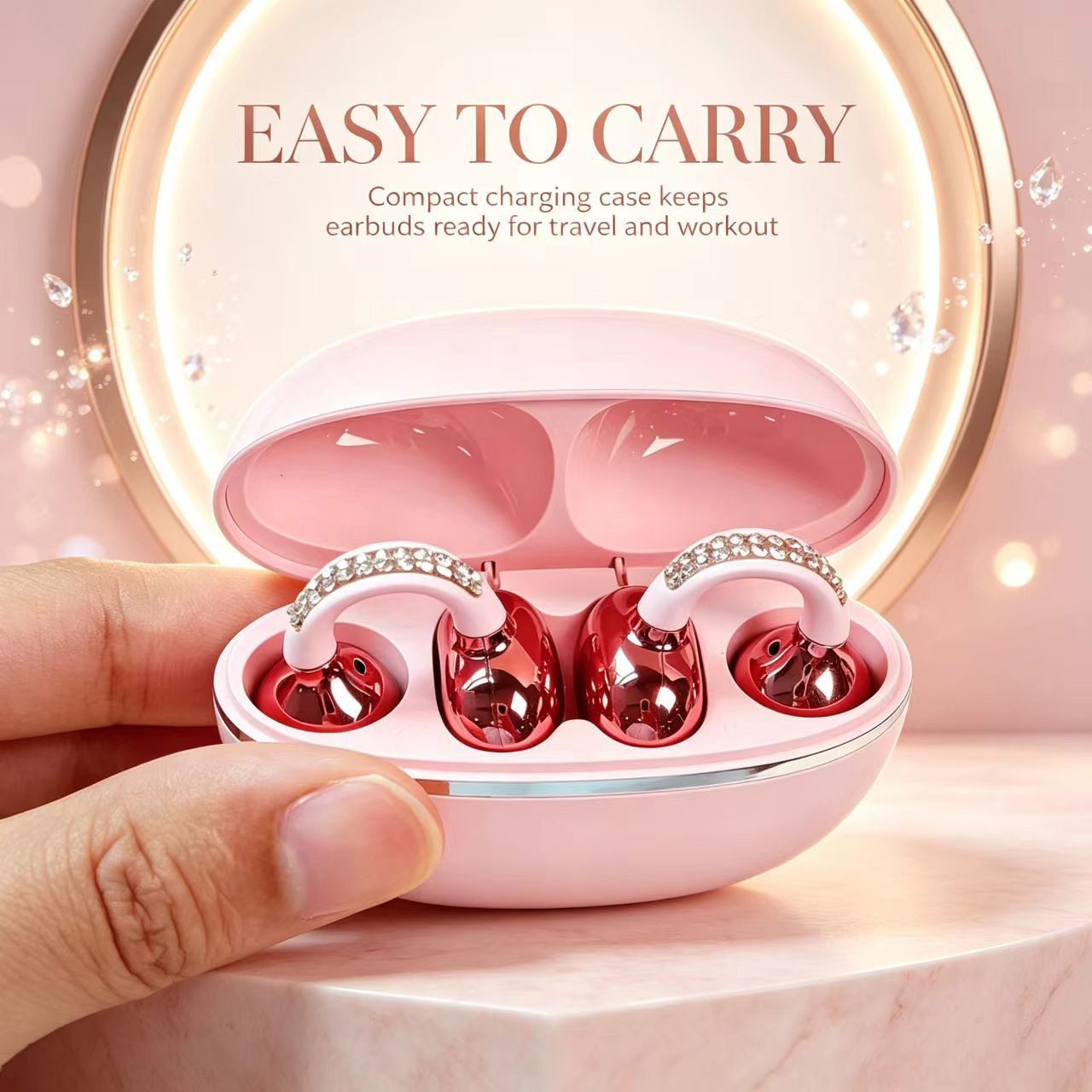 Bezprzewodowe słuchawki Blueto – Open Ear Air Conduction Headphones recenzja i cena