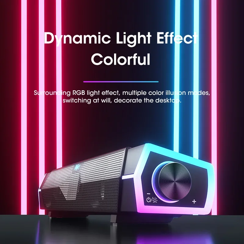 4D Stereo Sound Bar Głośnik PC – Rgb Computer Soundbar For Pc recenzja i cena