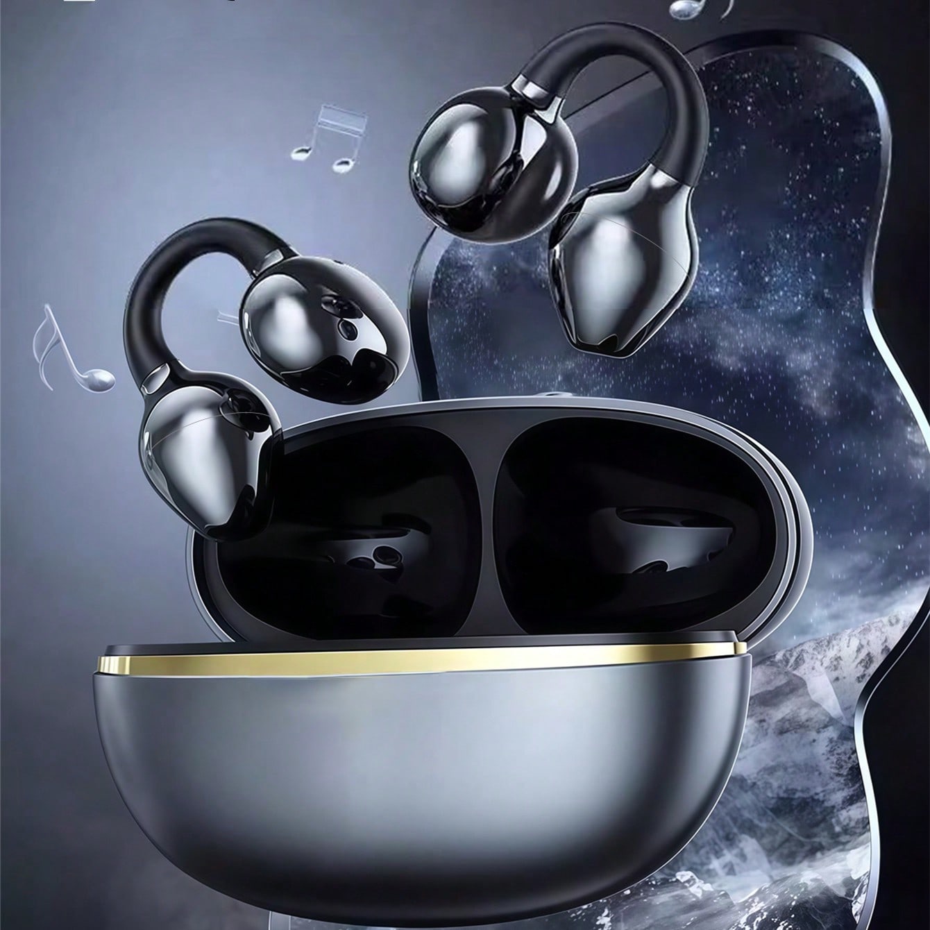 Oryginalne słuchawki Bluetooth – Open Ear Air Conduction Headphones recenzja i cena