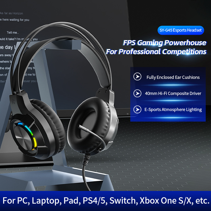 Słuchawki gamingowe z redukcją – Gaming Headset With Mic Rgb recenzja i cena