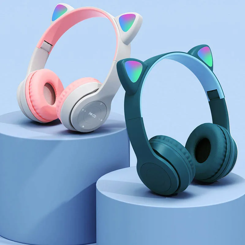 Uroczy zestaw słuchawkowy Blue – Cat Ear Bluetooth Headset Led recenzja i cena