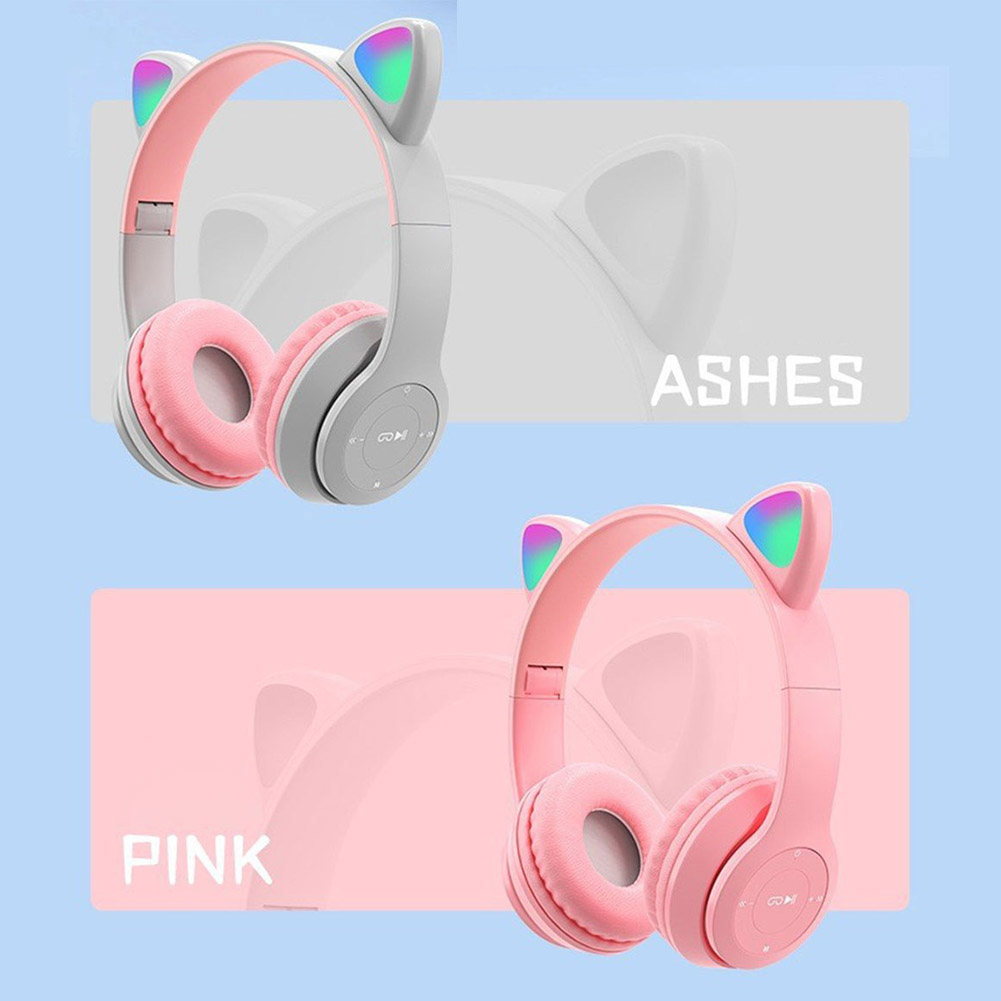 Urocze słuchawki Bluetooth z k – Cat Ear Bluetooth Headset Led recenzja i cena