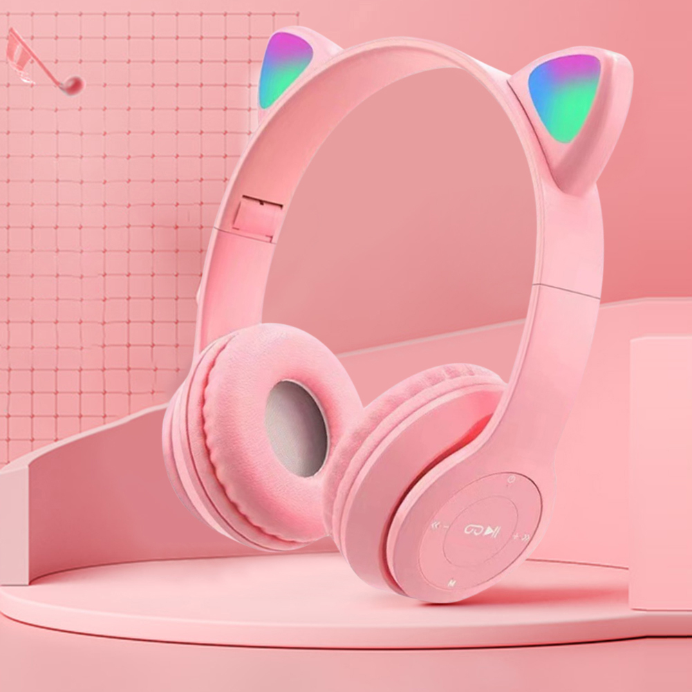Urocze słuchawki Bluetooth z k – Cat Ear Bluetooth Headset Led recenzja i cena