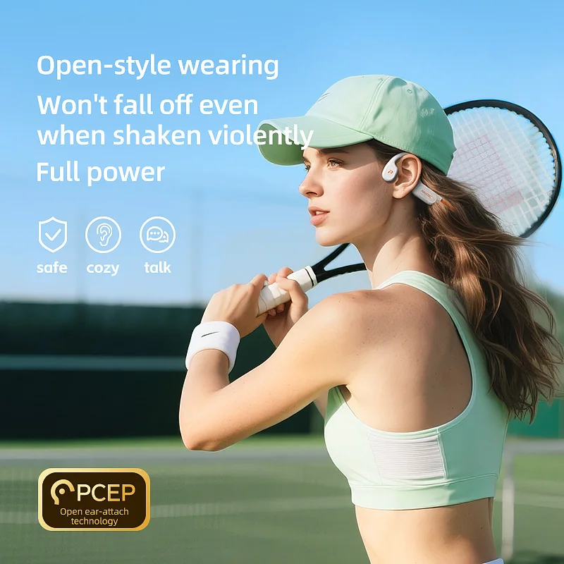Słuchawki przewodzące dźwięk p – Type C Wired Earphones With Mic recenzja i cena