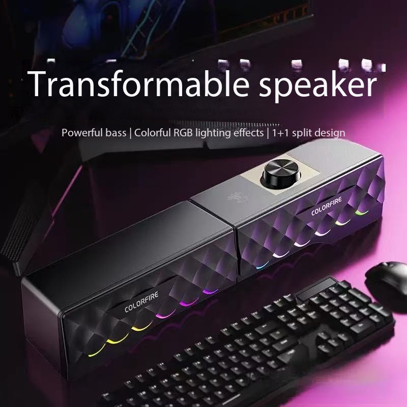Głośnik komputerowy przewodowy – Rgb Computer Soundbar For Pc recenzja i cena