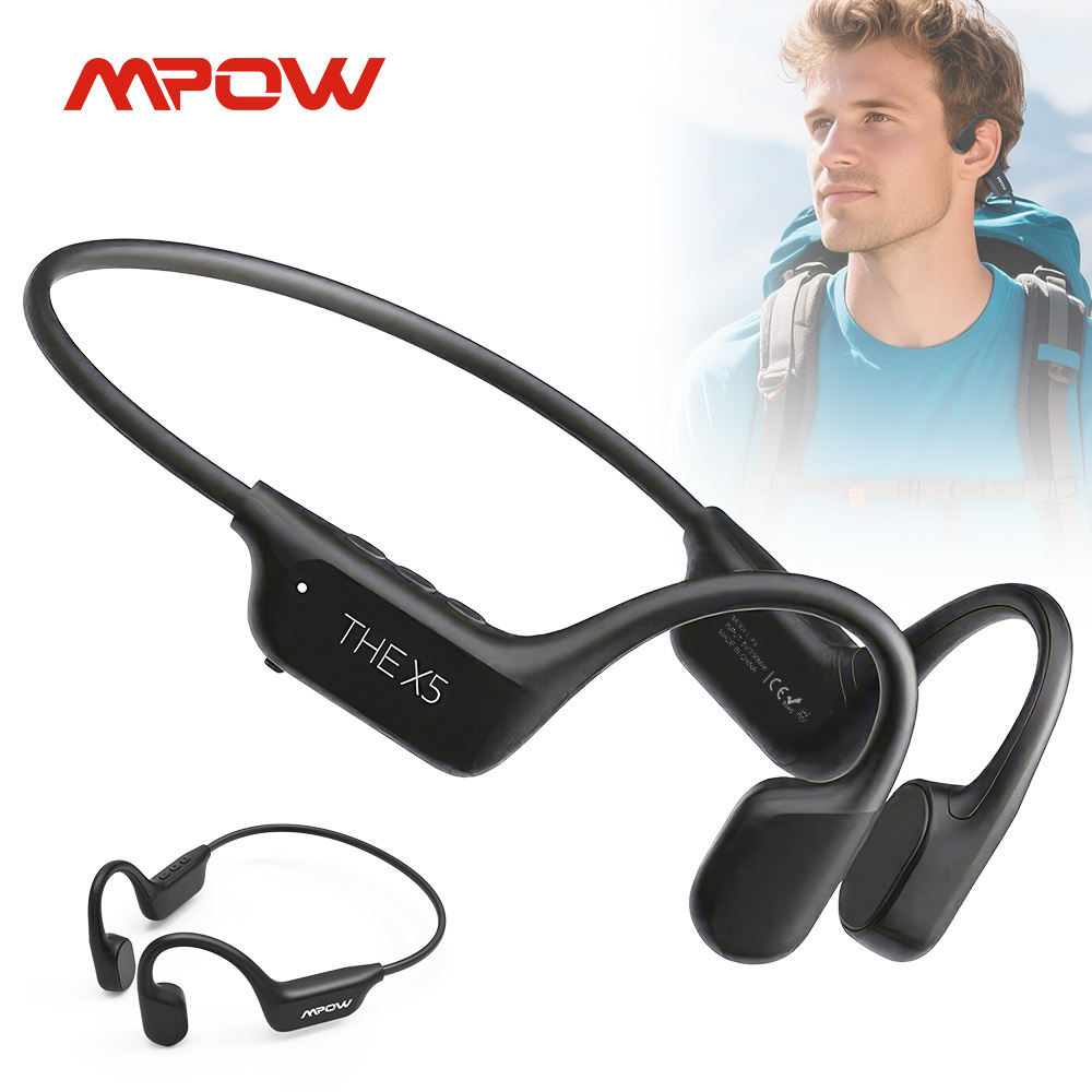 Słuchawki Mpow X5 z przewodnic – Bone Conduction Running Headphones recenzja i cena