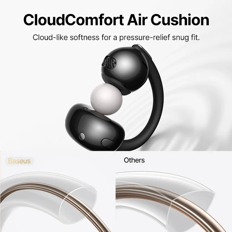 Baseus Bowie MC2 AIR Klipsowe  – Open Ear Air Conduction Headphones recenzja i cena