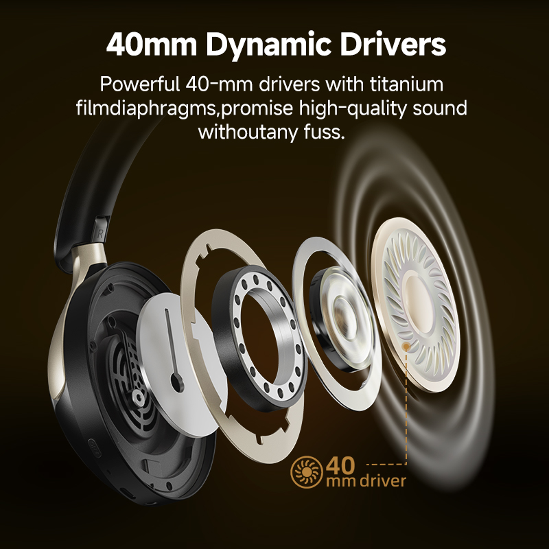 QCY H3 PRO Adaptacyjne słuchaw – Anc Wireless Over Ear Headphones recenzja i cena