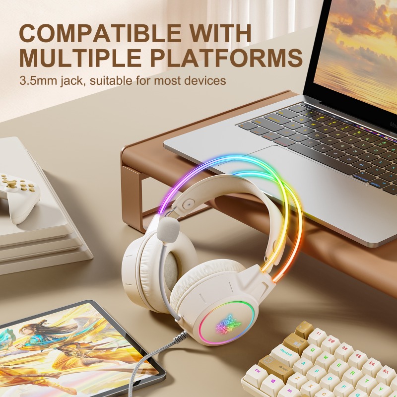 Słuchawki gamingowe ONIKUMA X1 – Gaming Headset With Mic Rgb recenzja i cena
