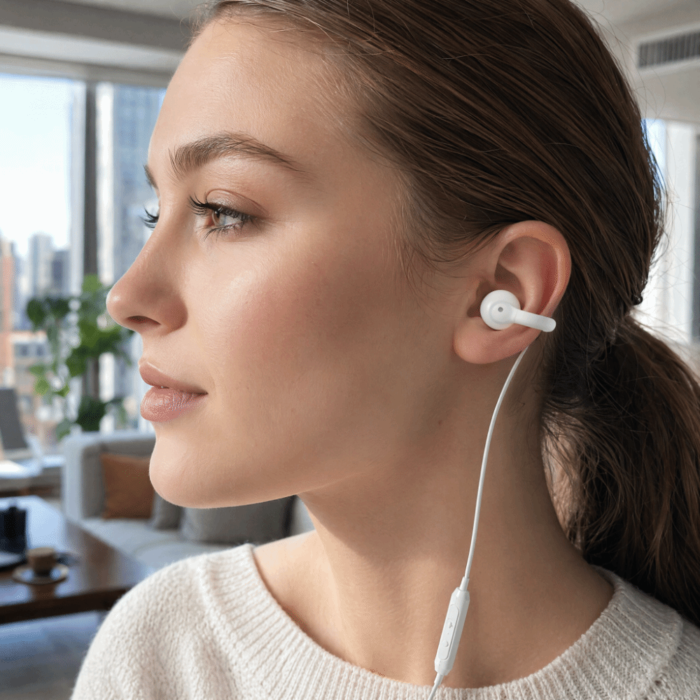Słuchawki przewodowe z przewod – Open Ear Air Conduction Headphones recenzja i cena