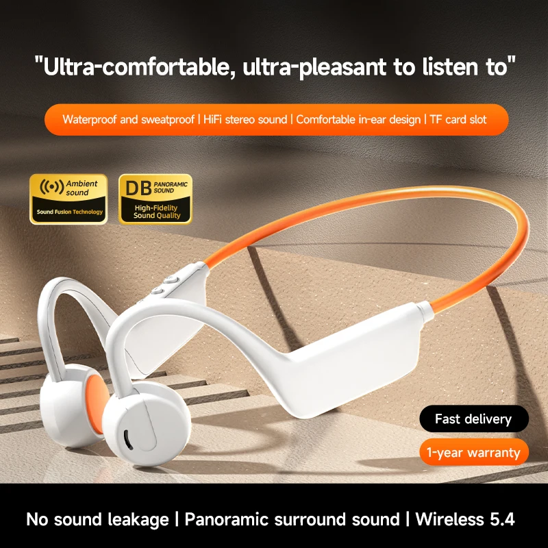 Słuchawki Bluetooth z przewodn – Bone Conduction Running Headphones recenzja i cena