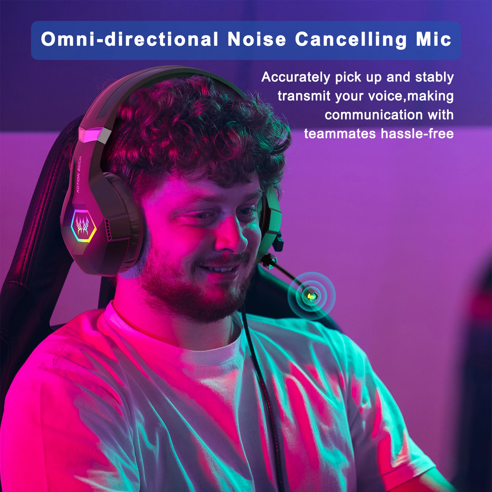 Przewodowy zestaw słuchawkowy  – Gaming Headset With Mic Rgb recenzja i cena