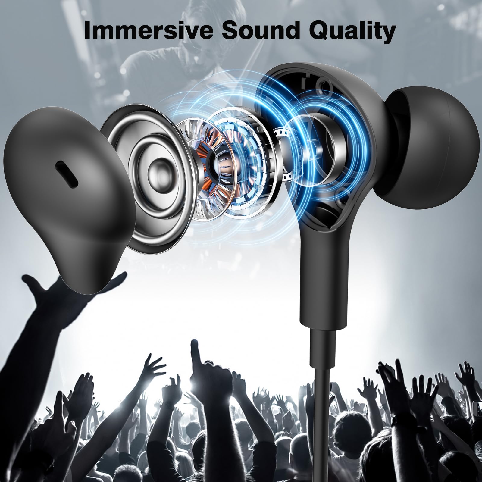 Słuchawki USB C do Samsung Gal – Type C Wired Earphones With Mic recenzja i cena