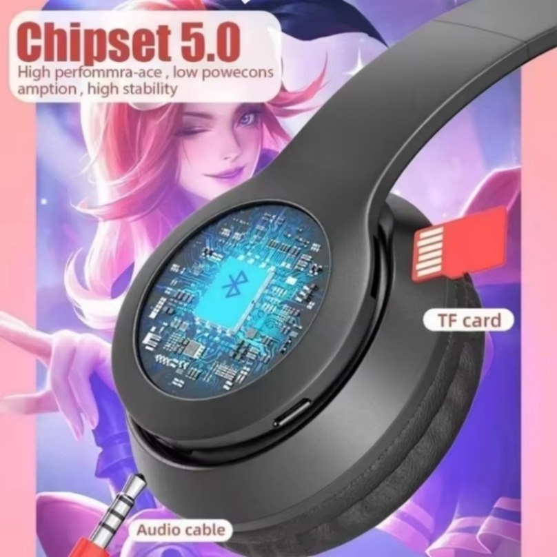 Bezprzewodowe słuchawki Blueto – Cat Ear Bluetooth Headset Led recenzja i cena